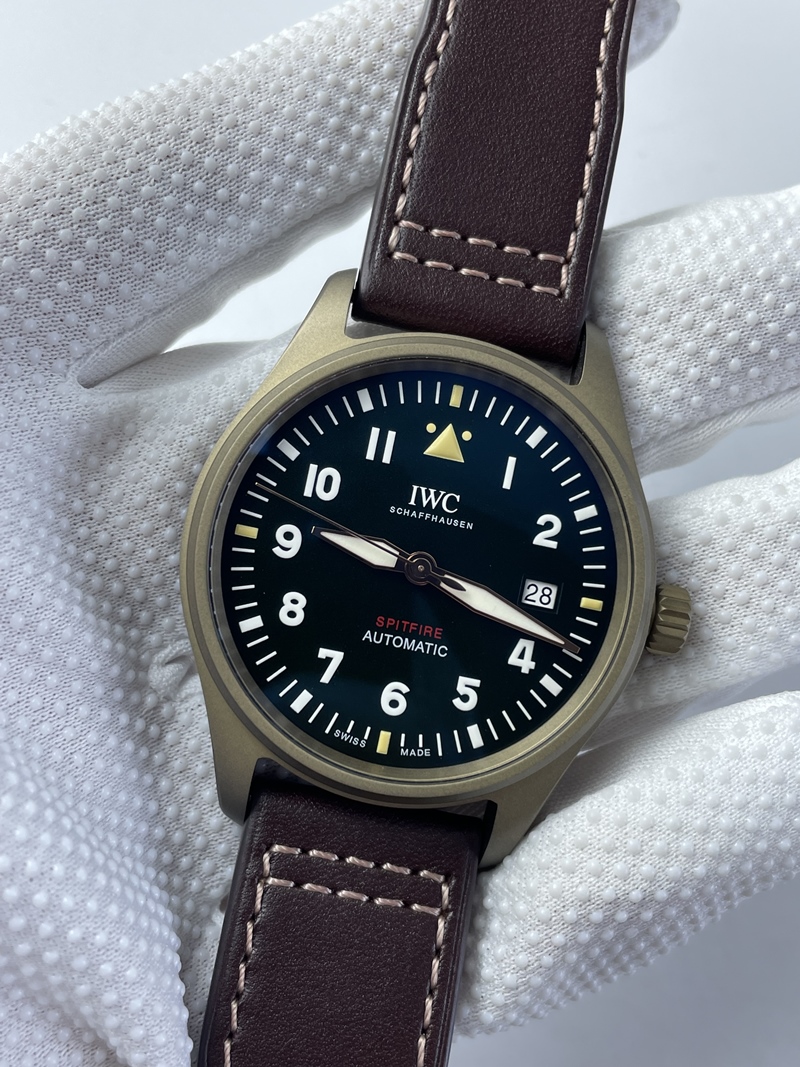 (준비완료/특급배송)NO.2311/MK공장 스핏파이어 블랙다이얼 가죽스트랩