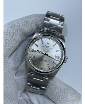 (준비완료/특급배송)NO.2470/vs공장 롤렉스 오이스터 퍼페츄얼 36미리 실버다이얼 스틸브레이슬릿