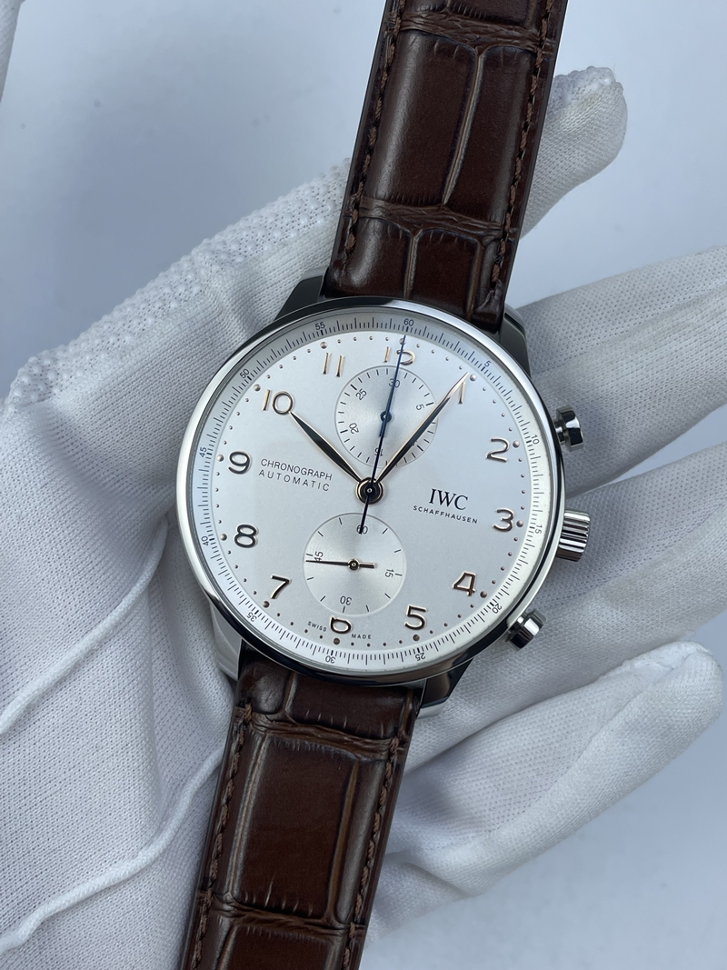 (준비완료/특급배송)NO.2530/ZF공장 V3 IWC IW3716 포루트기저 화이트다이얼 골드핸즈 가죽