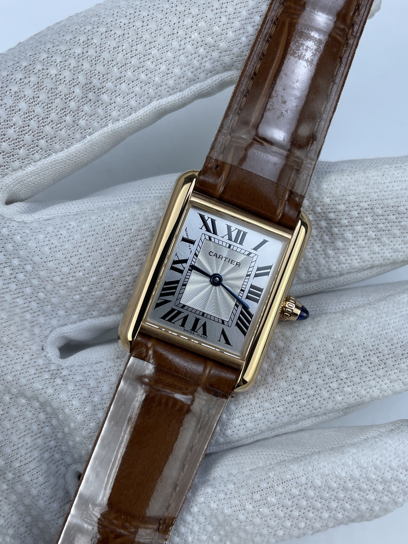 (준비완료/특급배송 )NO.2570/AF공장 까르띠에 탱크머스트 22미리 스몰사이즈 로즈골드