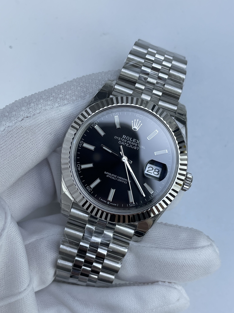 (준비완료/특급배송)NO.2774/ VS공장 롤렉스 데이저스트 41미리 블랙 바인덱스 쥬빌레 플루티드