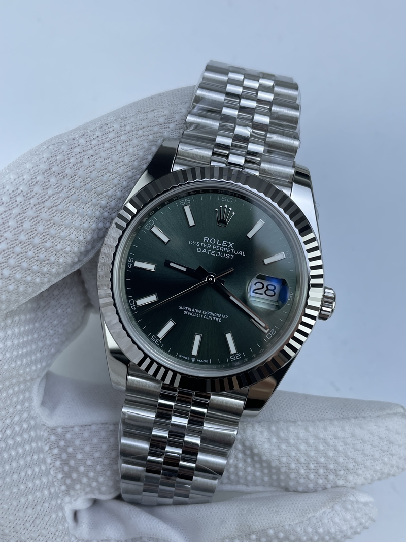 (준비완료/특급배송)NO.2901/롤렉스 데이저스트 41 민트그린 바 인덱스 126334 QP공장