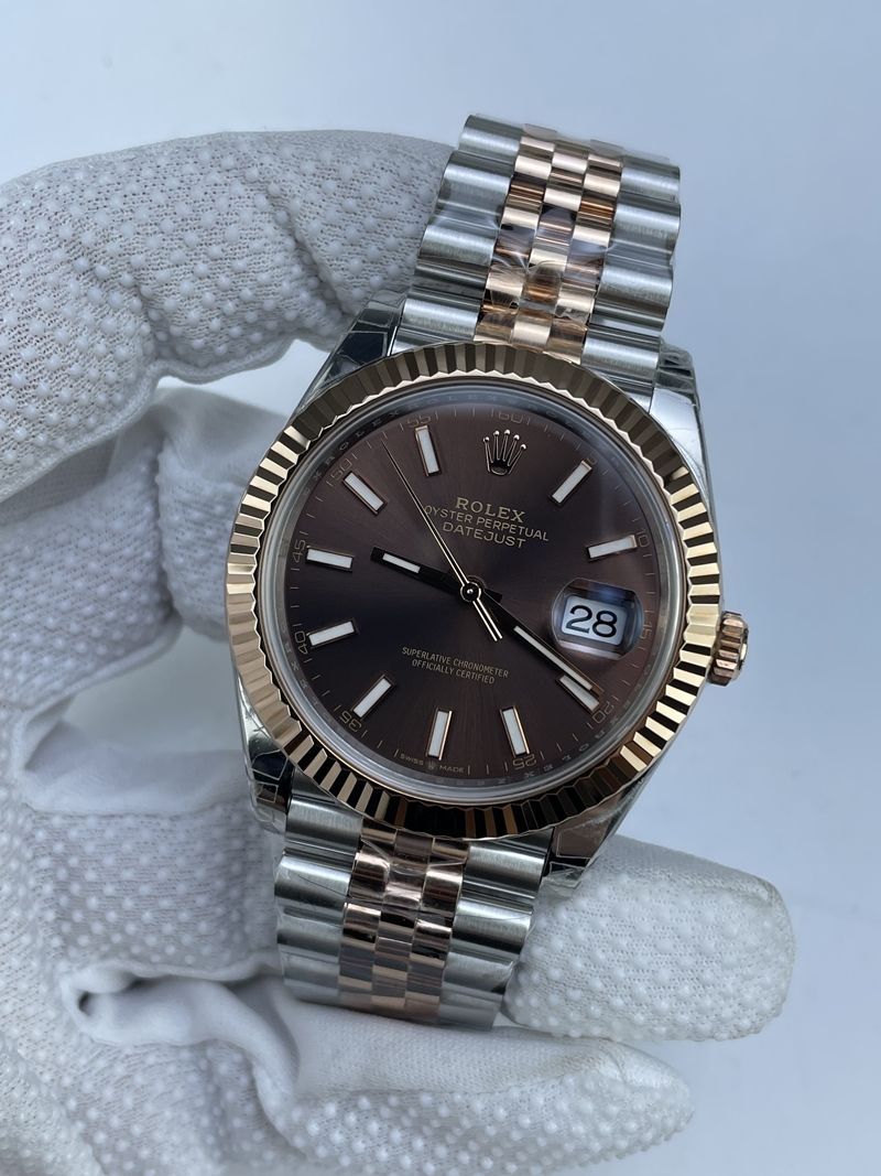 (국내발송1점 )VS공장 롤렉스 데이저스트 41미리 콤비 초코판