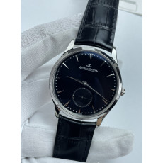 (준비완료/특급배송)NO.3555/ZF공장 예거 르클트르 마스터 울트라 씬 스몰 세컨즈 블랙다이얼 가죽